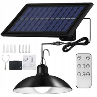 Pouličné svietidlo Azaris 50 W 900 lm, na batérie, solárne